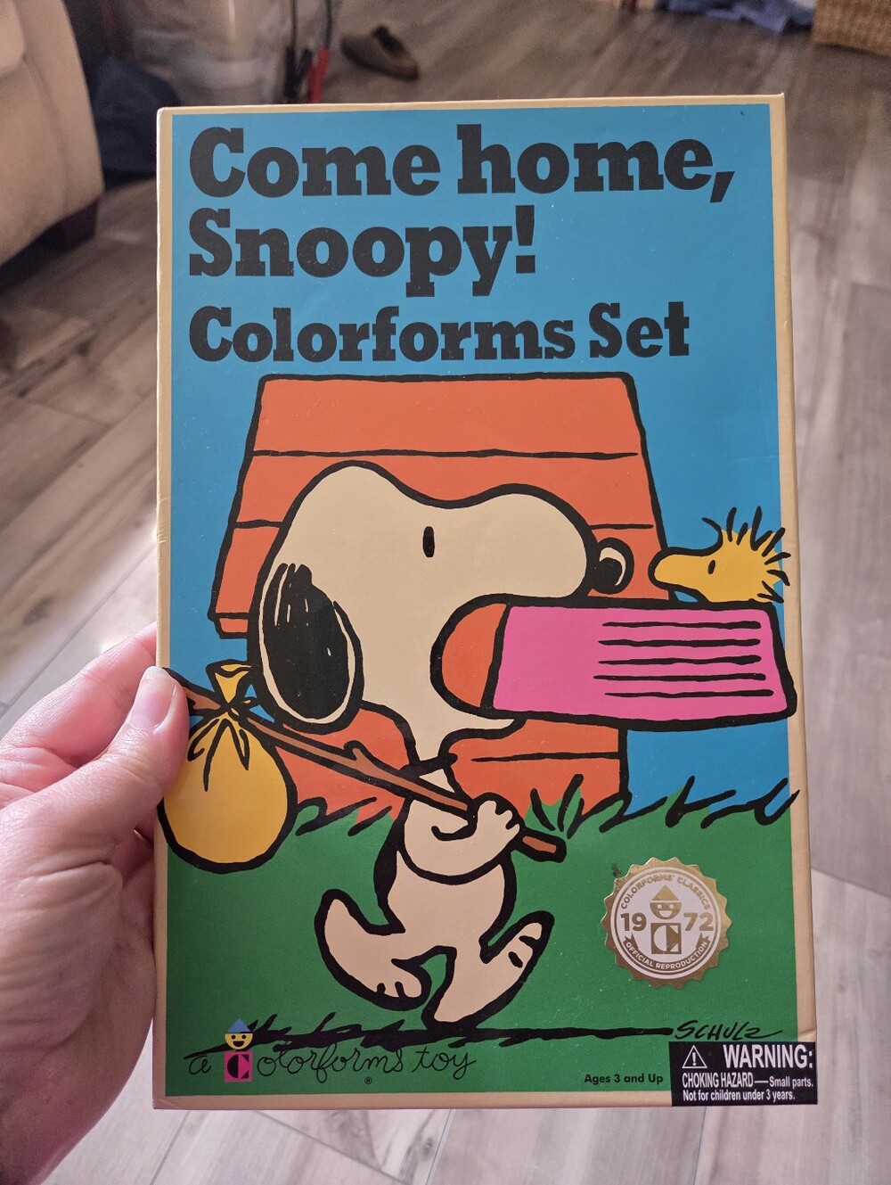 Come Home, Snoopy! Colorforms Set — Vintage Peanuts Art